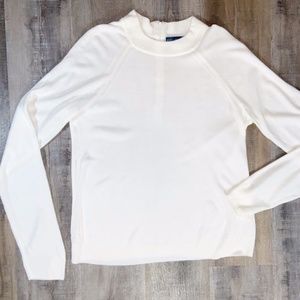Karen Scott | Cream Sweater with zipper